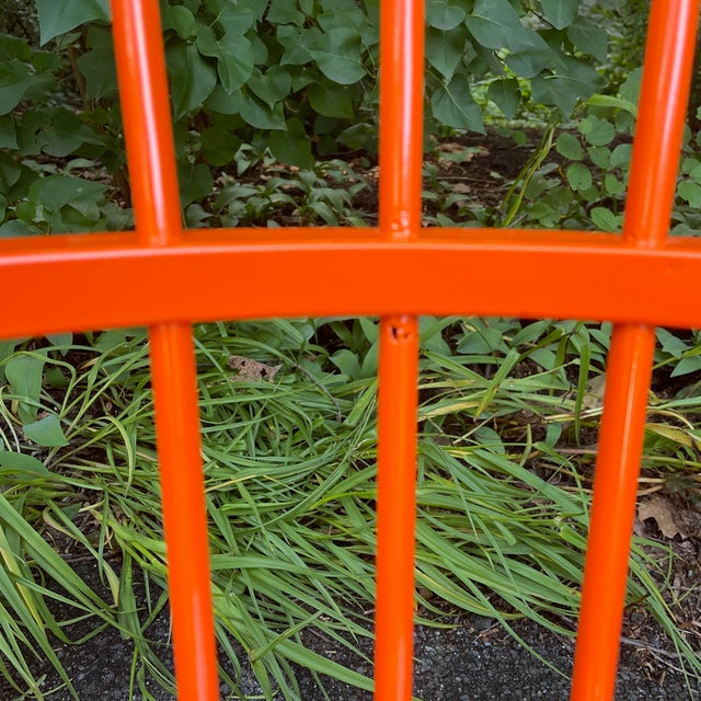 1980s Pair of Metal Windsor Bowback Arm Chairs For Sale - Image 9 of 12