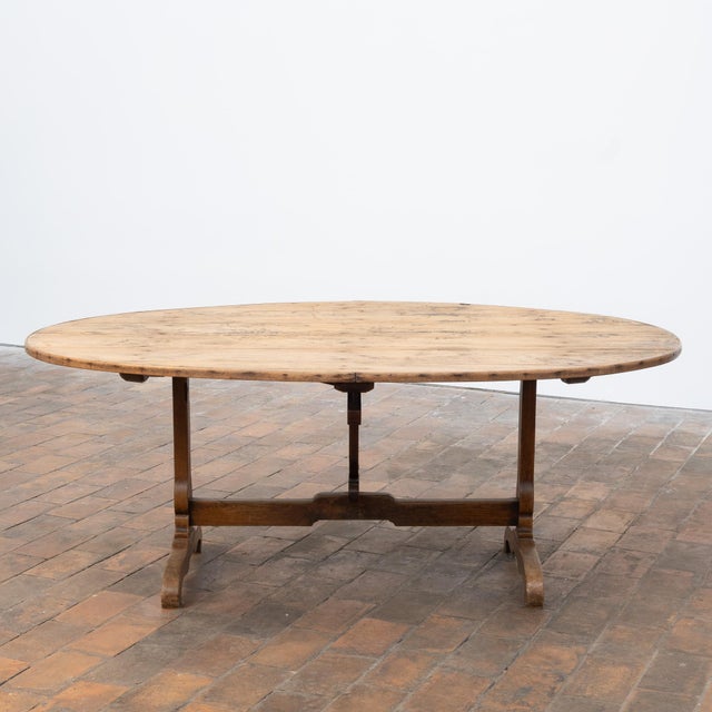 Large Antique Winegrowers Table, 1780 For Sale - Image 9 of 10