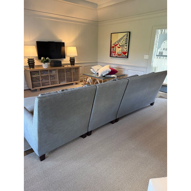 Modern Three Piece Sectional by Lee For Sale - Image 3 of 6