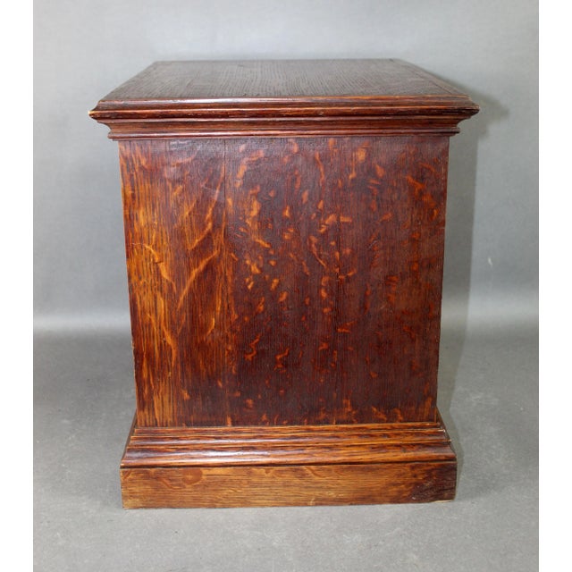 Late 19th Century French Napoleon III Cigar Humidor 7 Drawer Chest With Porcelain Tags For Sale - Image 10 of 11