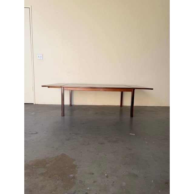 Mid-Century Modern Vintage Danish Mid-Century Modern Rosewood Drop-Leaf Coffee Table 1960s For Sale - Image 3 of 10