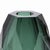 Glass Hand-Blown Murano Modern Tall Faceted Vase in Eucalyptus Green Medium For Sale - Image 7 of 11