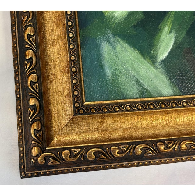 Original Signed and Framed Painting on Canvas 'Pretty Hibiscus' For Sale - Image 11 of 14