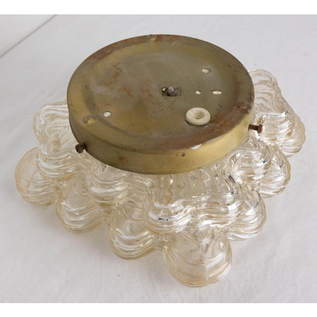 Metal Small German Ceiling Light in the style of Helena Tynell, 1960 For Sale - Image 7 of 8