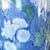 Pair of Large Late 20th Century Blue Chinoiserie Vases With Hand-Painted White and Green Florals For Sale - Image 4 of 9