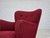 Danish Armchair in Red Striped Wool with Oak Legs, 1960s For Sale - Image 10 of 16