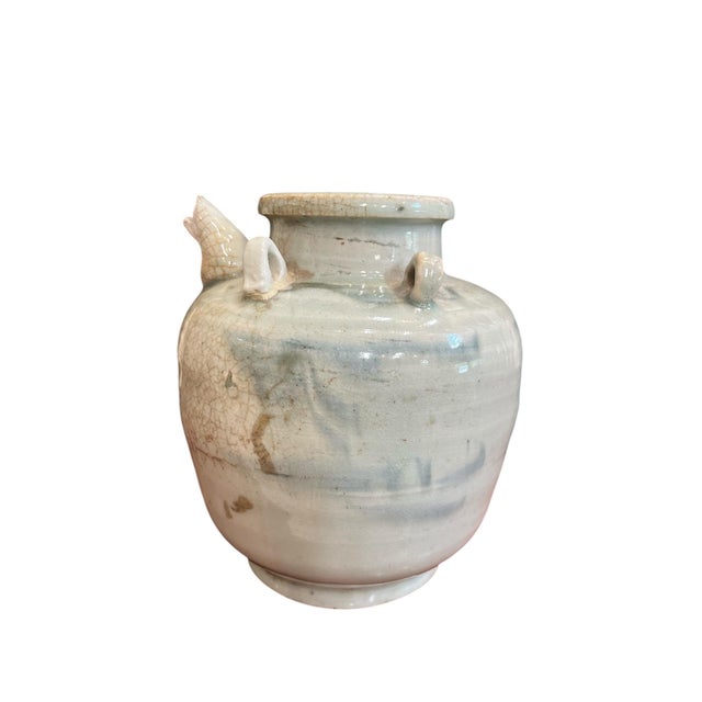 White Chinese Ming Dynasty Blue and White Wine Ewer For Sale - Image 8 of 8