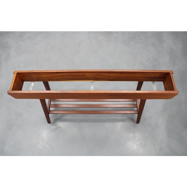 Wood Mid-Century Danish Wooden Planter Box with Teak Base, 1960s For Sale - Image 7 of 10