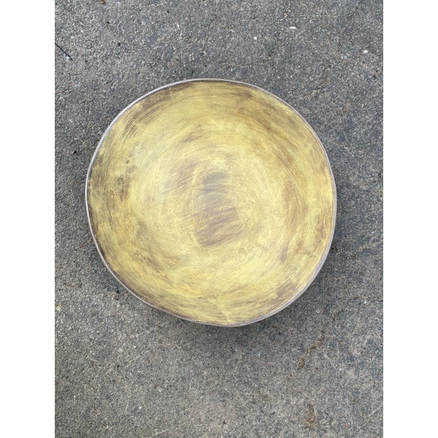 Nonna Hall Yellow Interior Stoneware Bowl For Sale - Image 6 of 7
