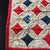 Rare Handmade 1976 Bi-Centennial Window Pane Doll Quilt For Sale - Image 4 of 5