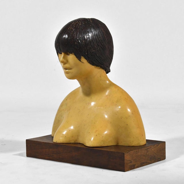 Frank Gallo Frank Gallo Female Bust Sculpture For Sale - Image 4 of 12