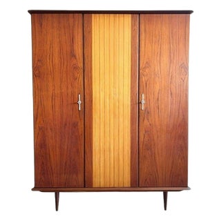 Mid-Century Danish Duotone Wardrobe, 1960s For Sale