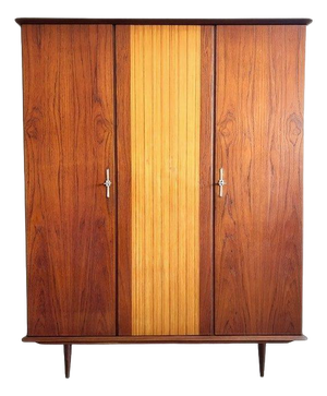 Mid-Century Danish Duotone Wardrobe, 1960s