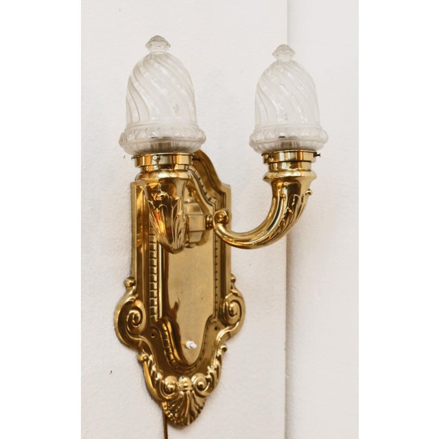 Art Nouveau Wall Lamp, 1890s For Sale - Image 4 of 15