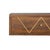 Modern Wall-Mount Chestnut Wall Cabinet With Brass Inlay Drawer For Sale - Image 3 of 8