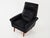 Black Danish Black Leather Armchair, 1970s For Sale - Image 8 of 18