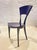 Blue Karina Chairs by J. Mancini & G. Fois-Dorell for Sawaya & Moroni, 1990s, Set of 2 For Sale - Image 8 of 18