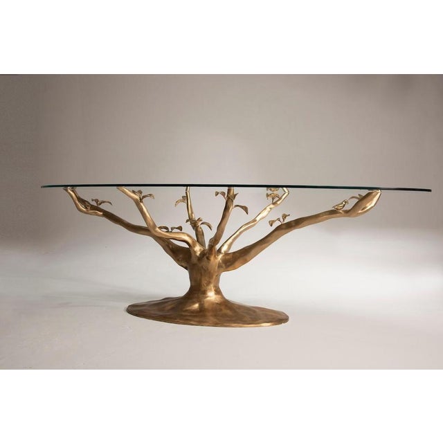 Tree Brass Sculpture Table from Pescetta For Sale - Image 13 of 14