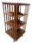 Walnut Rotating Bookcase, 20th Century For Sale