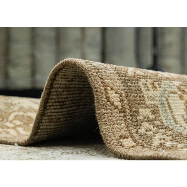 Textile Turkish Oushak Runner Rug 2'9" x 6'8" #17511 For Sale - Image 7 of 8