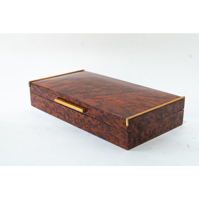 1950s Maple Cigar Box, 1950s For Sale - Image 5 of 12