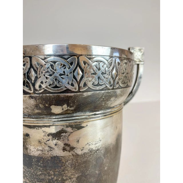 Silver Art Deco Champagne Cooler, Sweden, 1930s For Sale - Image 8 of 13