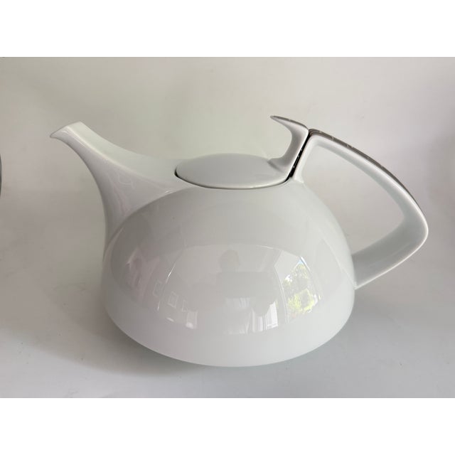 Skin Platin Tac Teapot by Walter Grophius / MC Millen for Rosenthal Studio Linie Germany Bauhaus, 2010 For Sale - Image 6 of 6