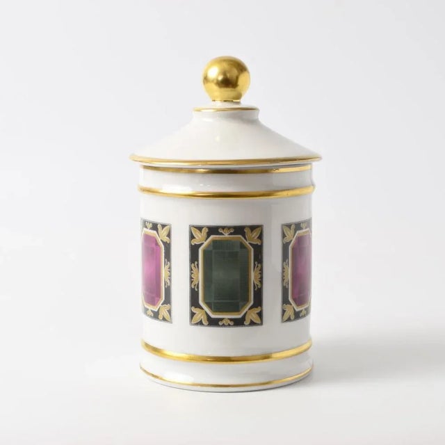 Porcelain Container from CMC, 1970s, in Very Good conditions. Designed 1960 to 1969 This piece has an attribution mark, I...