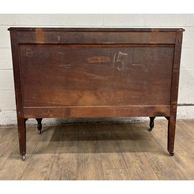 Antique Art Deco Art Nouveau Style Carved Dresser Chest For Sale - Image 12 of 12