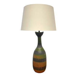 1960s Aldo Londi for Bitossi Ceramic Table Lamp -Rewired For Sale