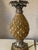 1970s 1970s Silver Gold Tone Pineapple Table Lamps Custom Shades - a Pair For Sale - Image 5 of 6