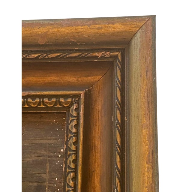 Wood Vintage 1940’s English Oil on Board Standing Male Nude Profile Study For Sale - Image 7 of 12