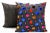 Multicolor Velvet Polka Dot Black Italian Silk Pillows- a Pair For Sale - Image 10 of 12