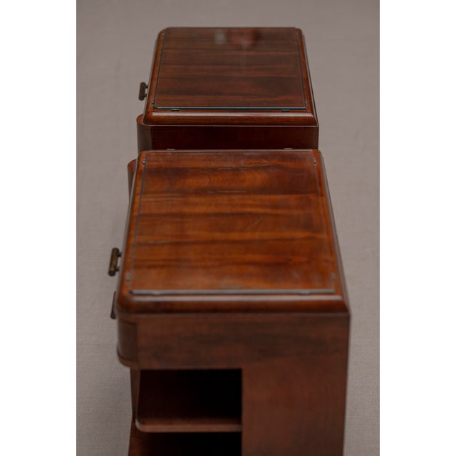 Vintage Art Deco Burl Wood Side Tables, 1930s, Set of 2 For Sale - Image 13 of 14