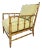 Martha Stewart for Bernhardt French Chippendale Style Faux Bamboo Lounge Chair For Sale