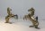 Metal Brass Prancing Horses Andirons, French, circa 1970 - A Pair For Sale - Image 7 of 13
