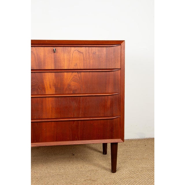 Vintage Danish Teak Three-Drawer Chest of Drawers, 1960s For Sale - Image 10 of 13