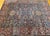 Vintage Persian Yazd Rug, Hand-Knotted Wool, Allover Floral Pattern, Navy & Red, 9x12 For Sale - Image 12 of 18