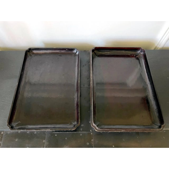 18th Century Antique Japanese Ryukyu Island Lacquer & Inlay Box For Sale - Image 5 of 13