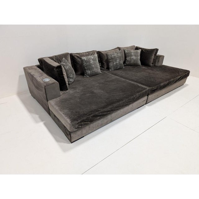 Large Vintage Cinema Sofa For Sale - Image 3 of 12