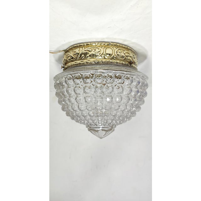Ceiling Light. Spain, 1950s, in Very Good conditions. Designed 1920 to 1949 Up to 250V (Europe/UK Standard).The wiring of...