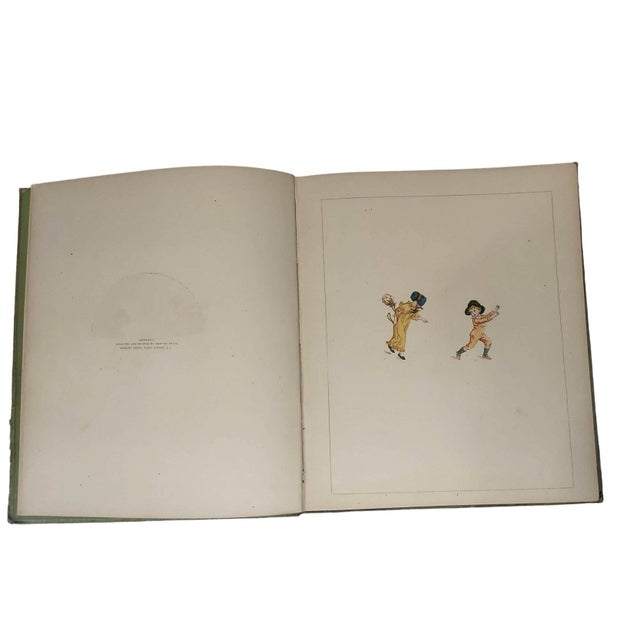Late 19th Century Antique Kate Greenaway a Day in a Child's Life Book Stunning Illustrations Songs Children's For Sale - Image 5 of 11