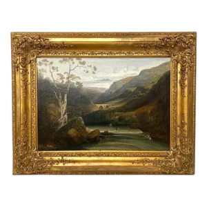 Joshua Shaw Oil on Canvas Painting, Early Landscape