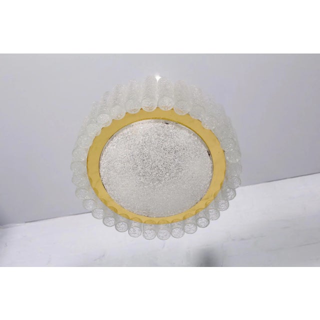 Ceiling Lamp in Blown Tubular Glass from Doria For Sale - Image 6 of 10