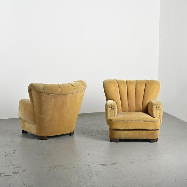 Danish Art Deco Armchairs, 1940s, Set of 2 For Sale - Image 11 of 13