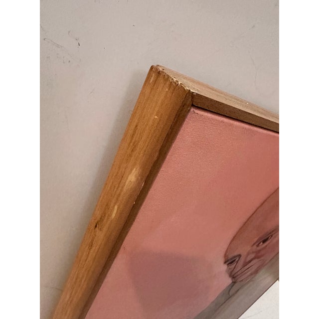 Pink Man Portrait For Sale - Image 9 of 9