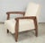 Not Yet Made - Made To Order Bespoke Cerused Oak Lounge Chairs in the French 40s Manner - a Pair For Sale - Image 5 of 11