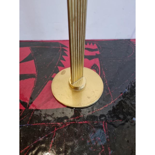 Piet Hein Vintage Danish Candelabra in Brass by Piet Hein, 1890s For Sale - Image 4 of 6