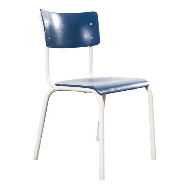 Blue Stacking Dining Chair from Thonet, 1970 For Sale