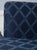 Broyhill Roll Arm Blue Upholstered Wing Chair For Sale - Image 12 of 18